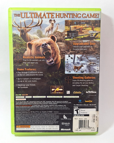 Cabela's Big Game Hunter 2012 Xbox 360 (Usado)