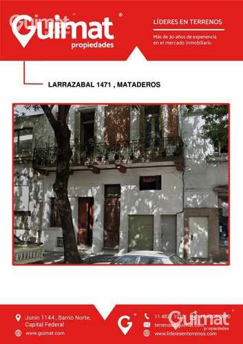 Imagen 2 de 12 de Terreno - Mataderos - Lideres En Terrenos - Guimat Propiedades