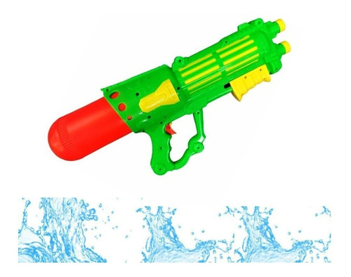 Pistola Lanza Agua Grande Doble Cañon Escopeta Lanza Agua 