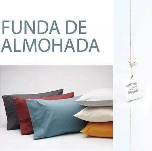 Funda De Almohada 50x70 Lisas Super Suave Piel De Durazno