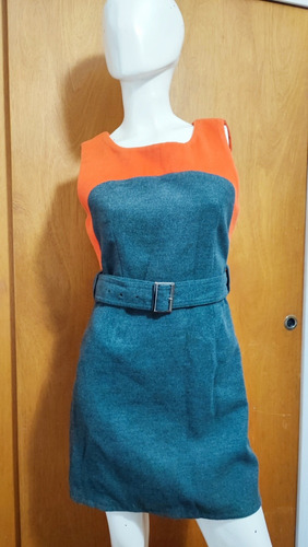 Jumper Gris Y Naranja Vintage