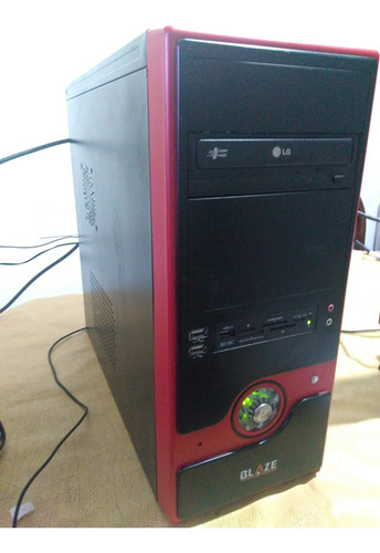 Pc Blaze Pentium E5200 Dual Cor Disco 300gb Ram 2gb Solo Cpu