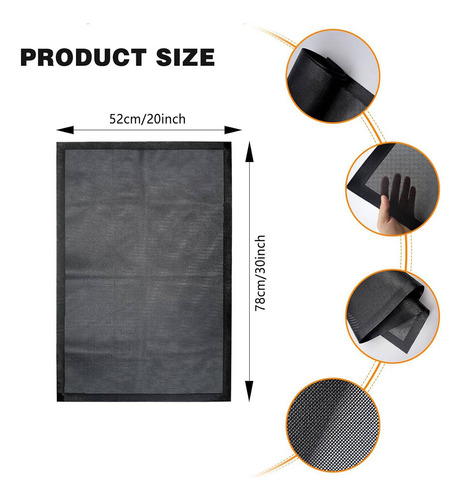 Alfombrilla Protectora Para Placa De Inducción De 52 X 78 Cm