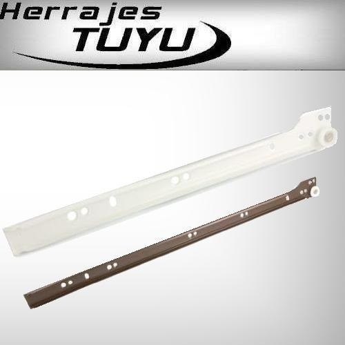 Imagen 3 de 3 de Corredera Tipo Z Chapa Cajon Mueble 50 Cm 500 Blanca Oferta