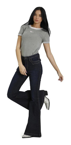 Pantalón Jeans Trumpet Flare Wrangler Mujer 866