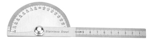 Acero Inoxidable-0-180-grado-protractor-mano-medición De La