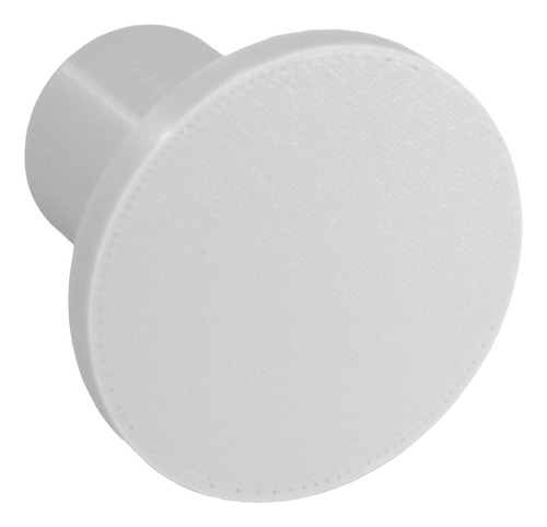 Set 10 Percheros Dot Redondo 4 Cm Blanco