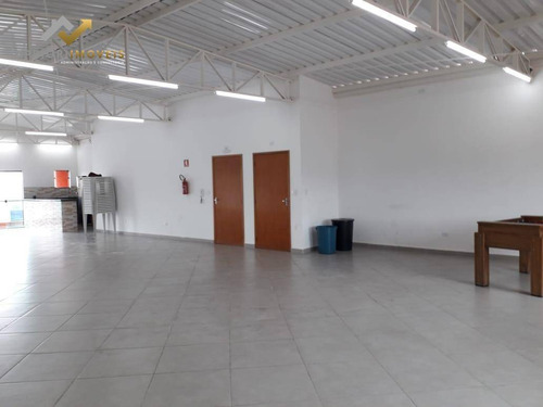 Salão Para Alugar, 220 M² Por R$ 3.600,00/mês - Vila Humaitá - Santo André/sp - Sl0069