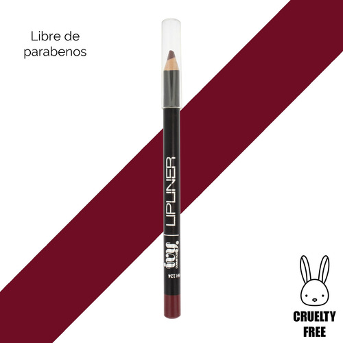Lapiz Delineador De Labios Mate Larga Duracion Ivy Burgundy