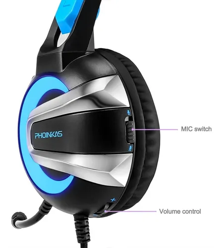 Auriculares Gamer Phoinikas H4 Ps4 Pc Micrófono