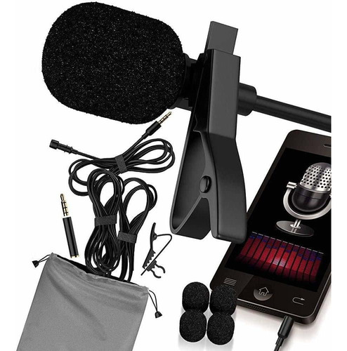 Rockdamic Microfono Lavalier Profesional Mejor Sistema Clip
