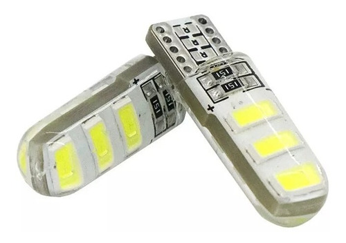 Dos Cocuyos 6 Led Siliconado Para Carro Y Moto Elige Color