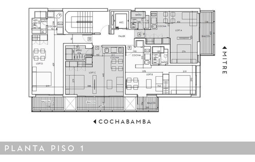 Imagen 14 de 17 de Departamentos De Studios, 1 Y 2 Dormitorios Con Amenities En Abasto