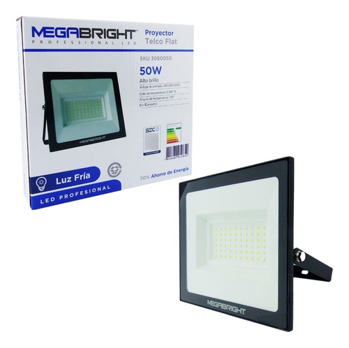 Pack X5 Foco Reflector 50w Led Exterior Ip65 Sec 220v