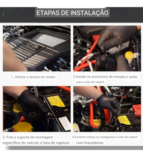 Oil Catch Can Pcv Respiro Motor Tunning Óleo Reservatório Vw