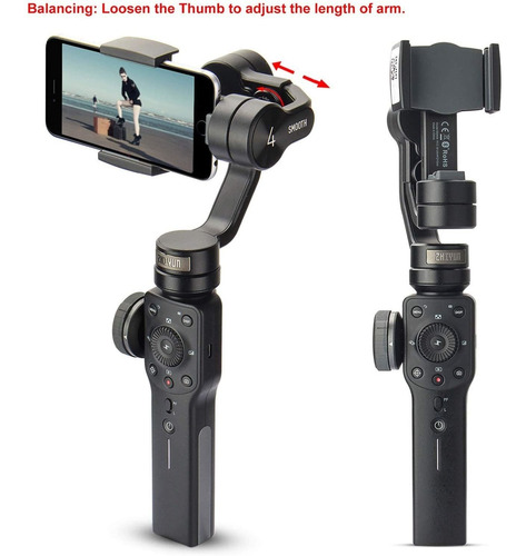 Estabilizador De Cardán Profesional Zhiyun Smooth 4, 3 Ejes