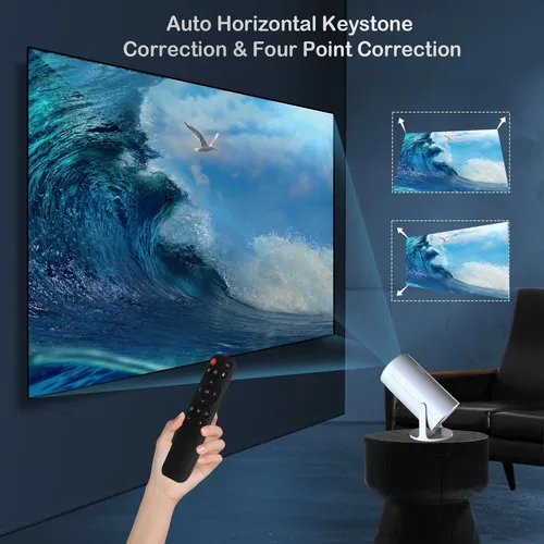 Mini Proyector Con Wifi Y Bluetooth, Soporte De 4k 1080p - J