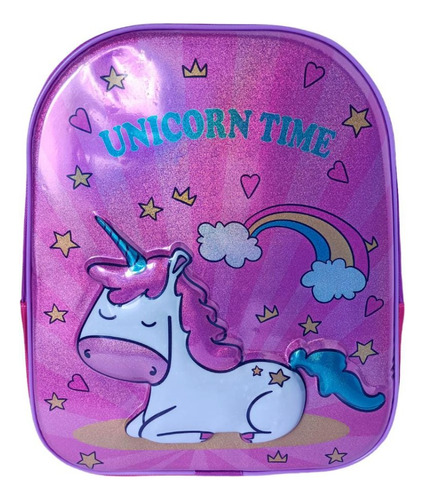 Morral Maleta Bolso Unicornio Escolar 