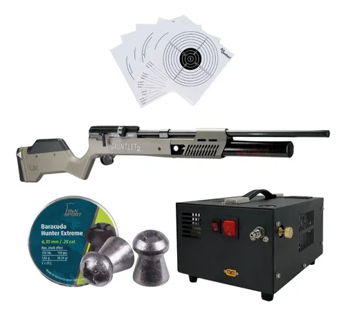 comprar Rifle Pcp Umarex Gauntlet Sl .25 Compresor Y Pellets Xchwsc
