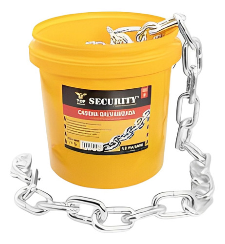 Barril De Cadenas Galvanizada De 1/2 Security