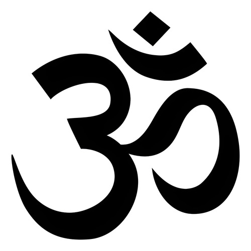 Sticker Om Yoga 15cm Vinilo Autoadhesivo