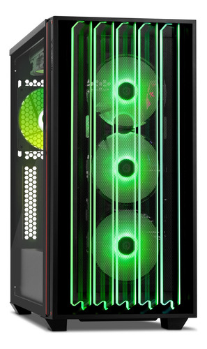 Pc Gamer Yeyian Nvidia Geforce Rtx 5070 12gb Gddr7, Amd Ryzen 9 9900x 5.6ghz, 32gb Ddr5 6000mhz Rgb, 1tb Nvme M.2 Gen 4, 1000w Platinum, Enfriamiento 240mm, Wifi,bluetooth, Ypa-ms990xc-5701m