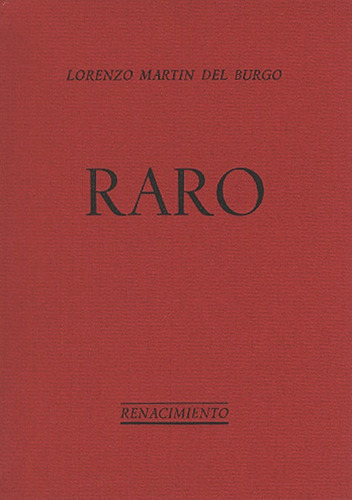 Raro Poesia, De Martin Del Burgo,lorena. Editorial Editorial Renacimiento, Tapa Blanda En Español