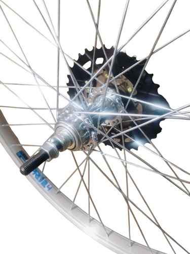 Rin Bicicleta 24 Mtb Trasero Aluminio Shimano 7 Megaranch Rin 24 Aluminio Shimano 7 Megaranch Completo
