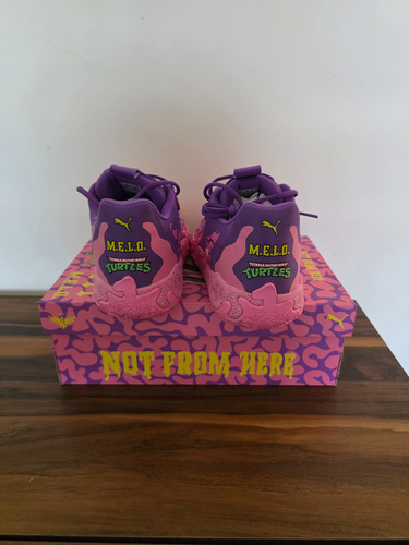 Tenis Puma Hoops X Tortugas Ninja Mb.03 Lo Krang Talla 29cm (Usado)
