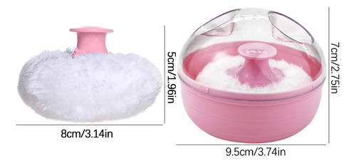 Esponja En Polvo Corporal Efectiva Baby Powder Puff Soft Fac