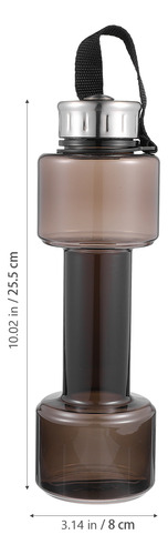 Botella De Agua Creativa, 750 Ml, Con Forma De Mancuerna, 1