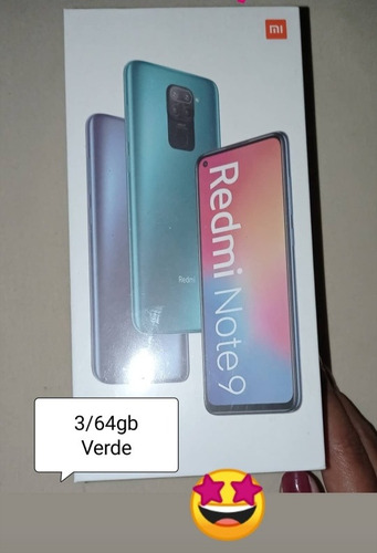 Xiaomi Redmi Note 9 Color Verde 3/64gb