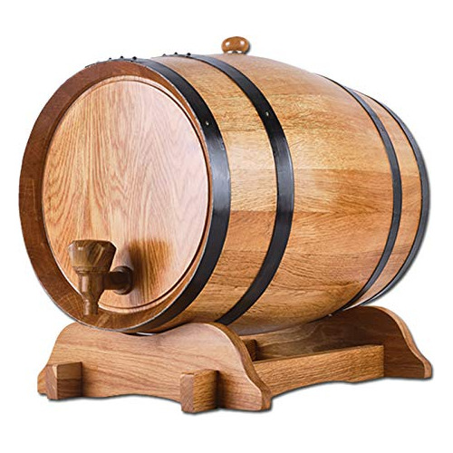 Barril De Roble Natural Para Vino Y Cerveza 20l