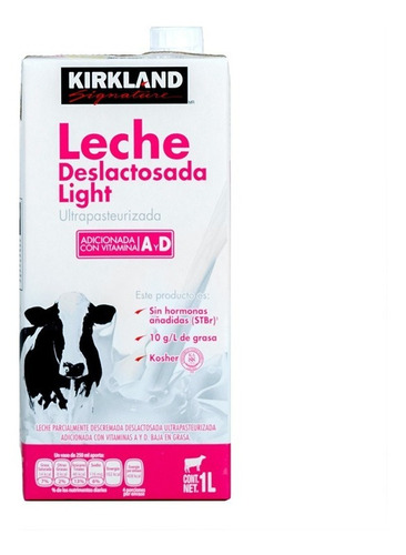 Leche Deslactosada Light Kirkland 1 L