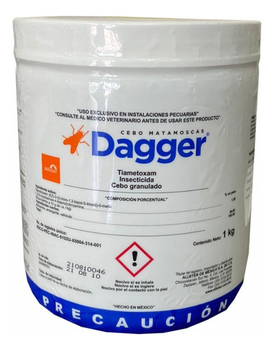 Dagger Insecticida Para Mosca 1 Kg Cebo Granulado