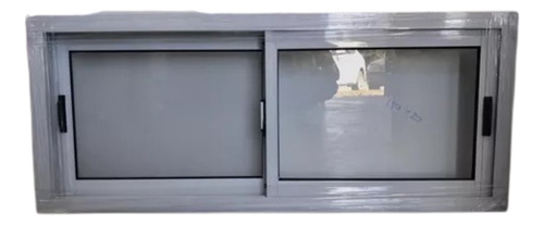 Ventana De Alumino Blanco 150x60 Con Vidrio