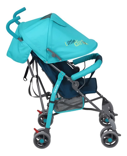Carriola De Bastón Skit Dino Infanti Plegable Azul Niño