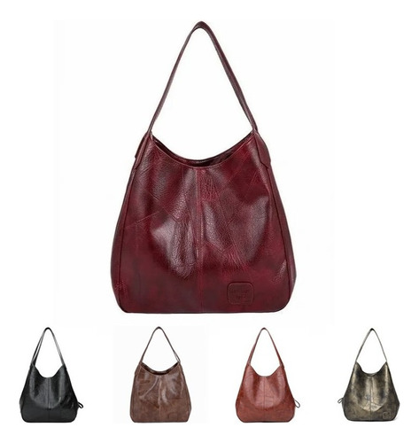 Bolso Femenino Vintage De Gran Capacidad