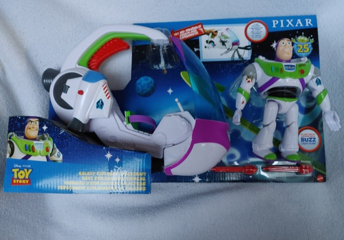 Buzz Lightyear Figura Articulada Con Nave Espacial Toy Story