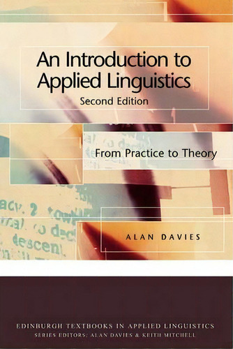 An Introduction To Applied Linguistics, De Alan Davies. Editorial Edinburgh University Press, Tapa Blanda En Inglés