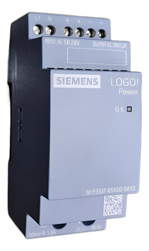 Fonte Logo Power Supply 1,3a 24 Vcc Siemens (Usado)