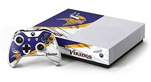 Skinit Nfl Minnesota Vikingos Xbox One S Consola Y Paquete D
