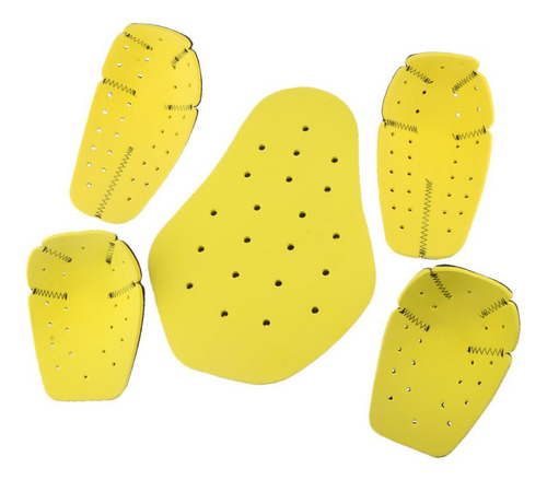 3 Piezas Negro + Amarillo Para Hombros, , Rodillas Y Espalda