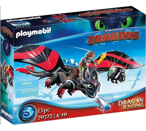 Playmobil Dreamworks Dragon Racing Hipo Y Chimuelo 70727