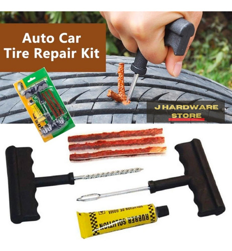 Kit Repara Cubiertas Sin Camara Moto Tarugos Repara Pinchazo