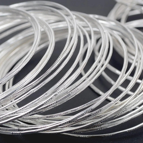 De Aro De Moda 50 Piezas De Brazaletes Apilables