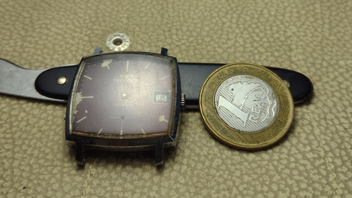 Sucata Relógio Technos Corda Manual Máquina Completa F 77321 (Usado)