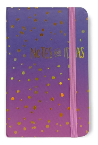 Libreta Anotador  14x9cm Notes And Ideas Tapa Dura 96 Hojas