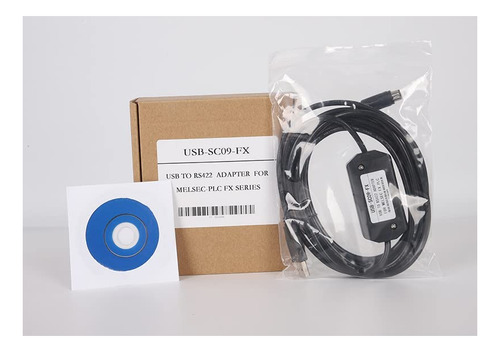Cable De Programación Usb Para Mitsubishi Plc Fx3u Y F...