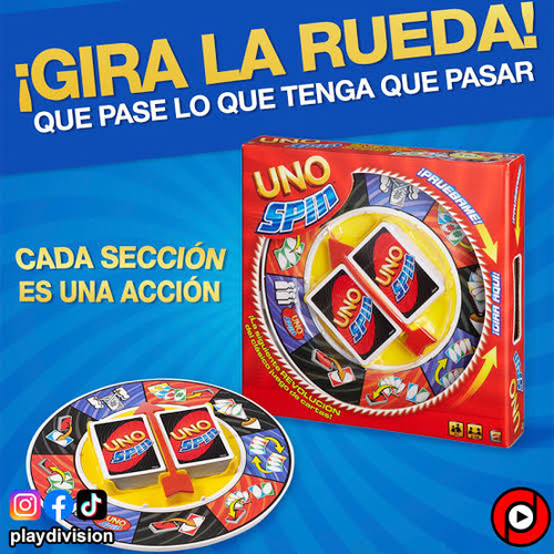 Uno Spin Juego De Mesa Juego Familiar